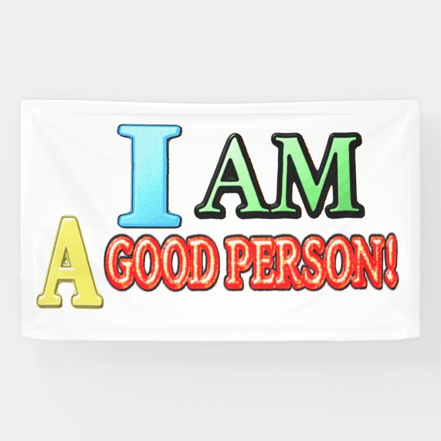 Banderoles Sympa Expression Design "BONNE PERSONNE" Acheter M (Horizontal)