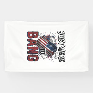 Banderoles T-shirt drôle patriotique pétard vintage 4 juillet