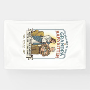 Banderoles T-shirt humour gardien grands-parents Jésus Foi B