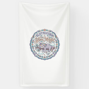 Banderoles T-Shirt Licorne Slothicorn Magie Lente Fantaisiste