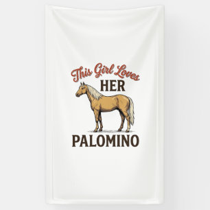 Banderoles T-Shirt vintage gravure amateur de cheval Palomino