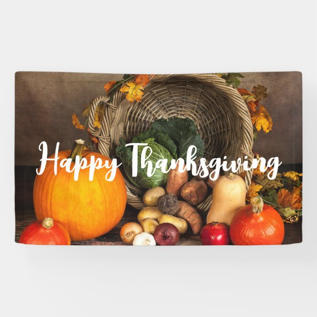 Banderoles Table Bountiful Harvest (Horizontal)