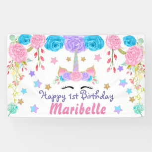 Banderoles Table personnalisée de la fête d'anniversaire de l
