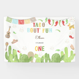 Banderoles Taco bout' fun fiesta mexicaine premier anniversai