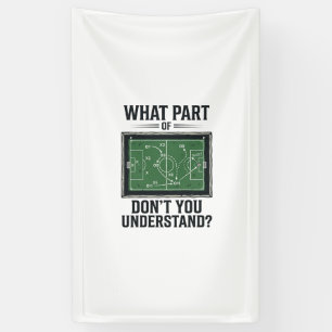 Banderoles Tactiques de football drôles Design de chemise vin