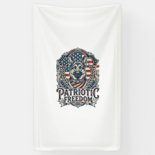 Banderoles Tee-shirt graphique vectoriel Berger Allemand patr