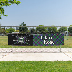 Banderoles Tente rose de clan des montagnes de festival