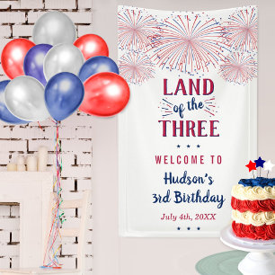 Banderoles Terre Des Trois ! 4 juillet 3ème anniversaire