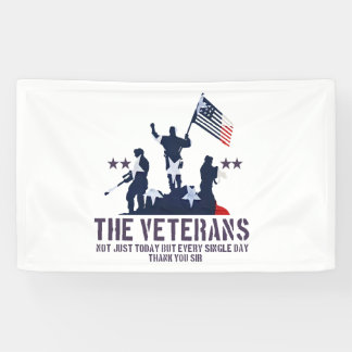 Banderoles Thank You For Your Service Veterans, Veterans Day