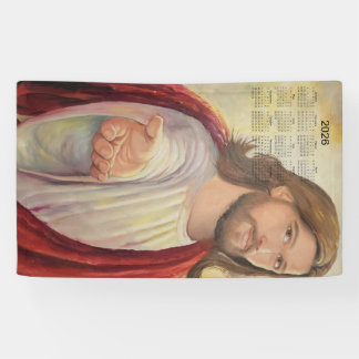 Banderoles The Divine Invitation: Jesus 2026 Calendar