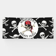 Thème pirate Fête Adulte Sel Crâne Noir.