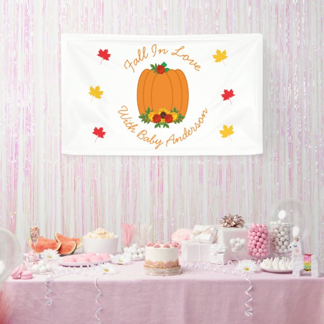 Banderoles Tomber dans le Baby shower de l'amour (Fête)