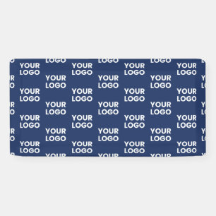 Banderoles Toute image ou logo commercial modifiable Dark Nav