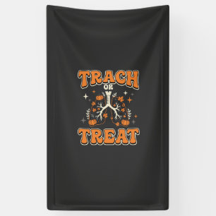 Banderoles Trach ou Treat Halloween Design Respiratoire