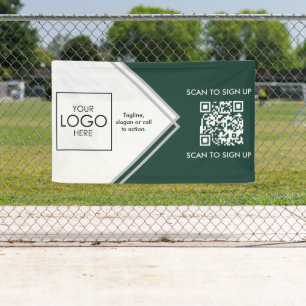Banderoles Tradeshow Display Signal QR Code Téléchargez votre