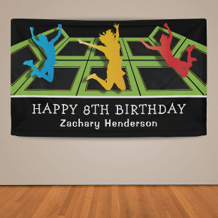 Banderoles Trampoline Park Anniversaire de enfant Party