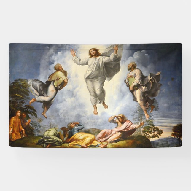 Banderoles Transfiguration du Christ - Raphaello Sanzio 1520 (Horizontal)