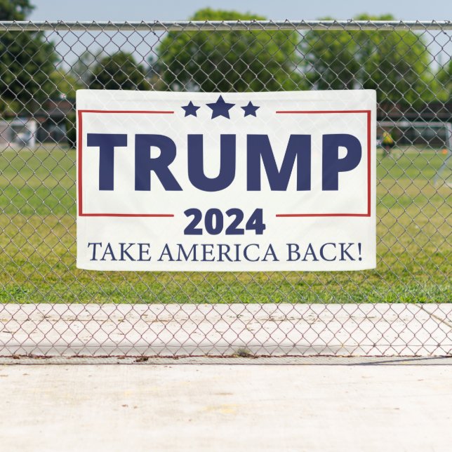 Banderoles Trump 2024 (En situation)