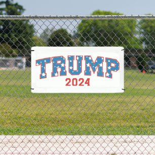 Banderoles Trump 2024 Garder l'Amérique grande