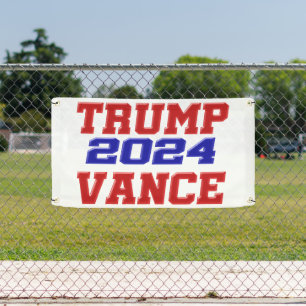 Banderoles Trump Vance 2024