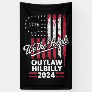 Banderoles Trump Vance 2024 Donald Trump hors-la-loi Hillbill