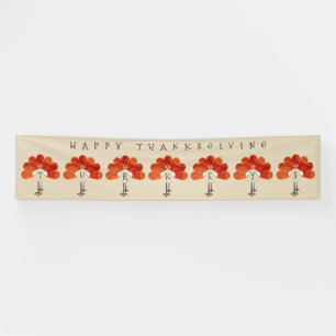 Banderoles Turclés de Thanksgiving en famille