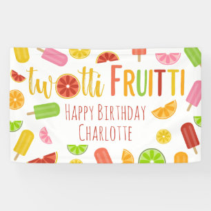 Banderoles Twotti Fruitti Citrus Ice Pop Deuxième anniversair