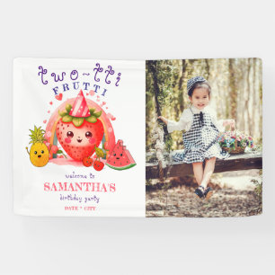 Banderoles TWOTTI Tutti Frutti Fruit d'été Fille 2e anniversa