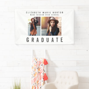 Banderoles Type graduation multi photo moderne