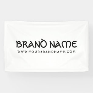 Banderoles Typographie celtique moderne Nom de marque minimal