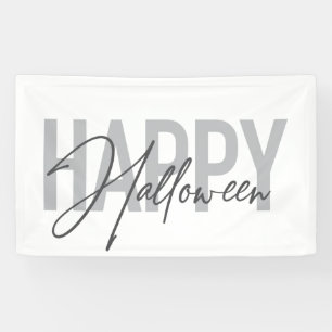 Banderoles Typographie moderne, simple, cool de Happy Hallowe