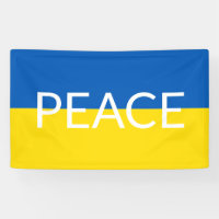 Ukraine bleu paix jaune drapeau de texte personnal