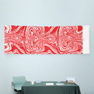 Banderoles Un arrière - plan de rayures rouges et blanches ar