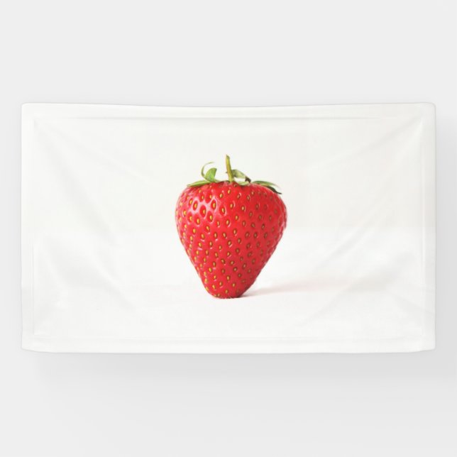 Banderoles Un bnrcna à fraise rouge (Horizontal)