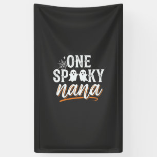 Banderoles Un design de fantôme d'Halloween de Nana effrayant