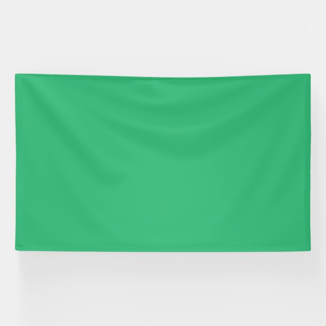 Banderoles un fond vert avec une bordure blanche (Horizontal)