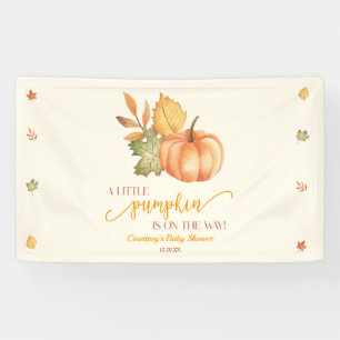 Banderoles Un Petit Citrouille Est En Route ! Baby shower