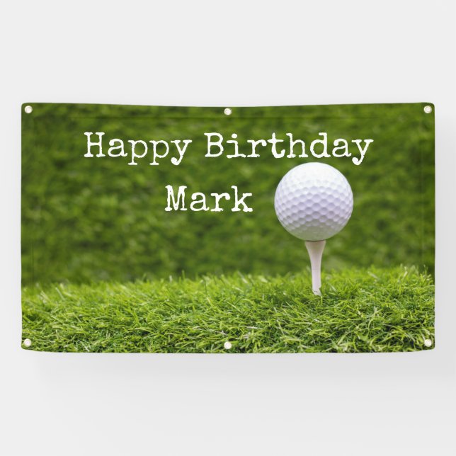 Banderoles Un terrain de golf est disponible sur le terrain e (Horizontal)