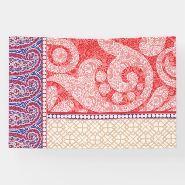 Banderoles une carte au coeur rouge (Horizontal)