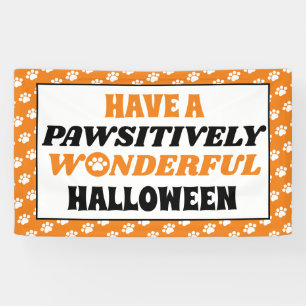 Banderoles Une Halloween à la beauté pawsitive