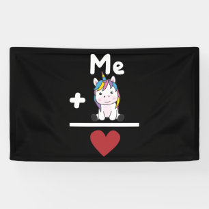 Banderoles Unicorn Love Unicorn Coeur Unicornes Amour