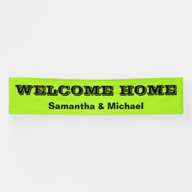 Banderoles Uniquement Arrière - plan couleur - vert printemps (Horizontal)