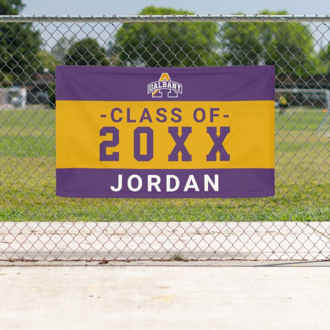 Banderoles Université d'Albany | Graduate Class of Banner (En situation)