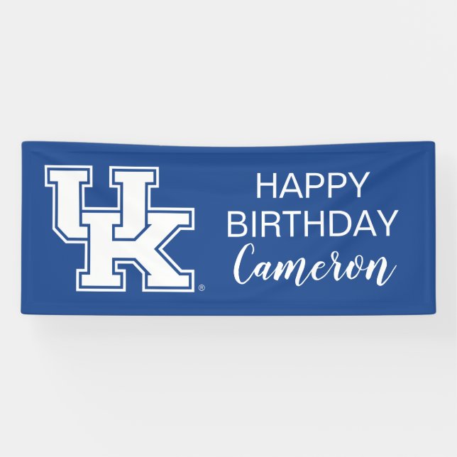 Banderoles Université d'anniversaire de Kentucky | (Horizontal)