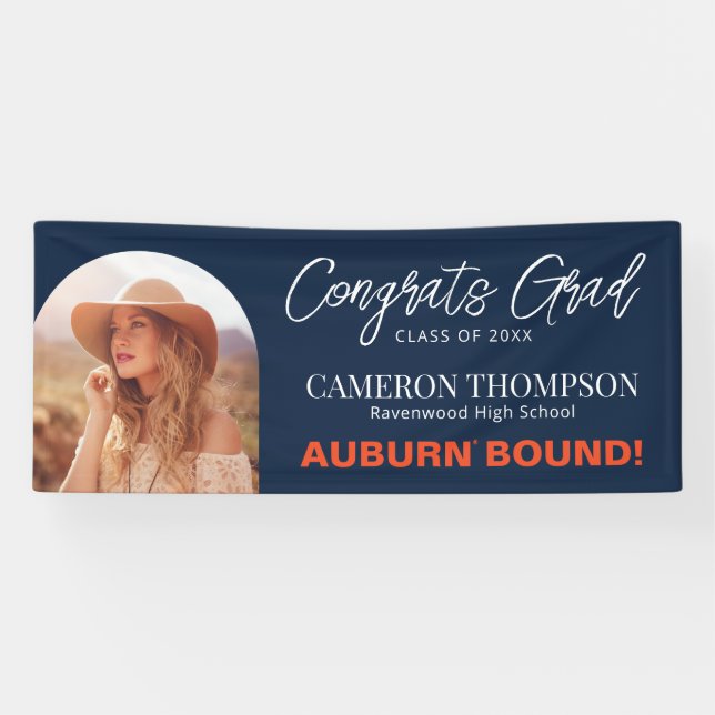 Banderoles Université d'Auburn | Future Auburn Grad (Horizontal)