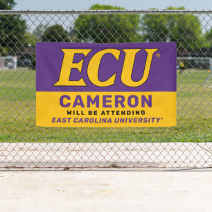 Banderoles Université de Caroline de l'Est Logo de l'écu
