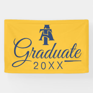 Banderoles Université d'État A&T de Caroline du Nord Un log