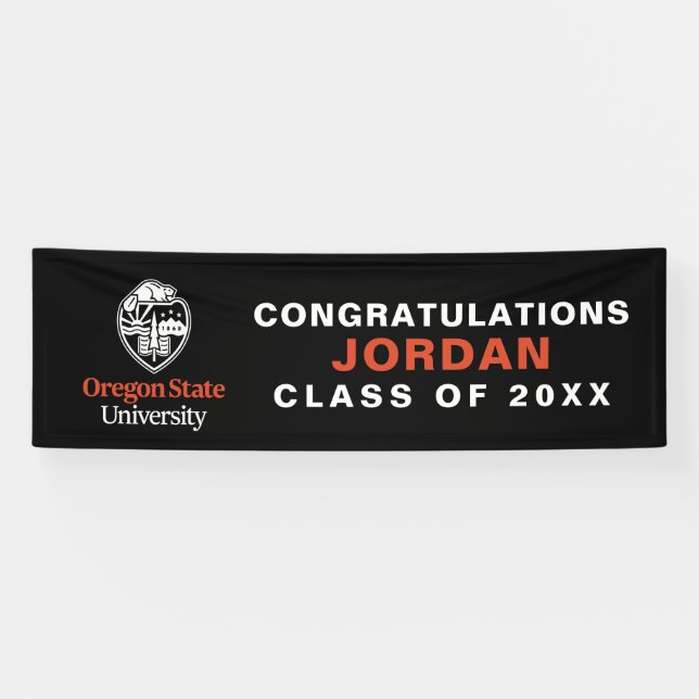Banderoles Université d'État de l'Oregon (Horizontal)