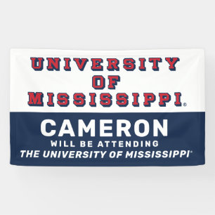 Banderoles Université du Mississippi   Type de bloc