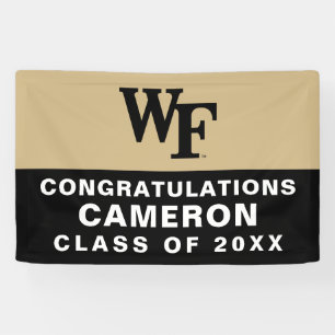 Banderoles Université Wake Forest   WF